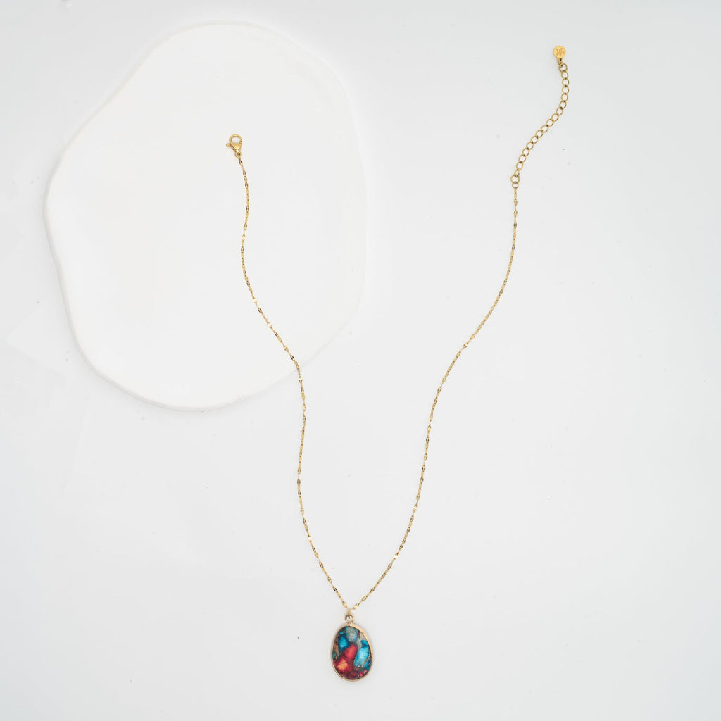 Mosaic Jasper Necklace